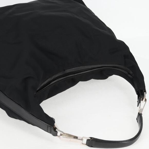 GUCCI Shoulder Bag Nylon Black Silver 001 001 - Picture 6 of 16